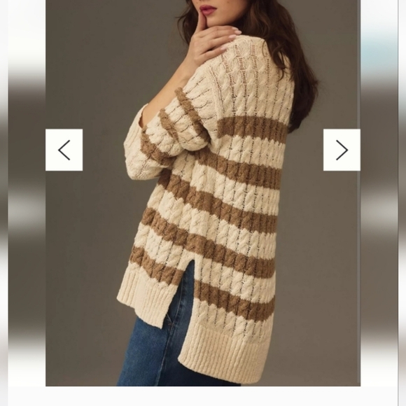 Pilcro Anthro Longline Stitch Sweater - Picture 10 of 11